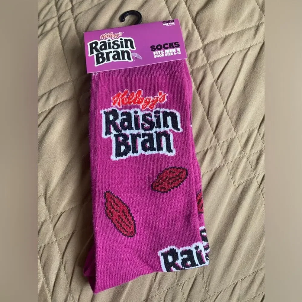 Kellogg’s Raisin Bran Novelty Socks
